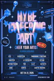 Poster for Hybe Cheering Party